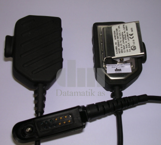 ATEX PTT adapter, with Nexus jack, GP340/380, Waterproof